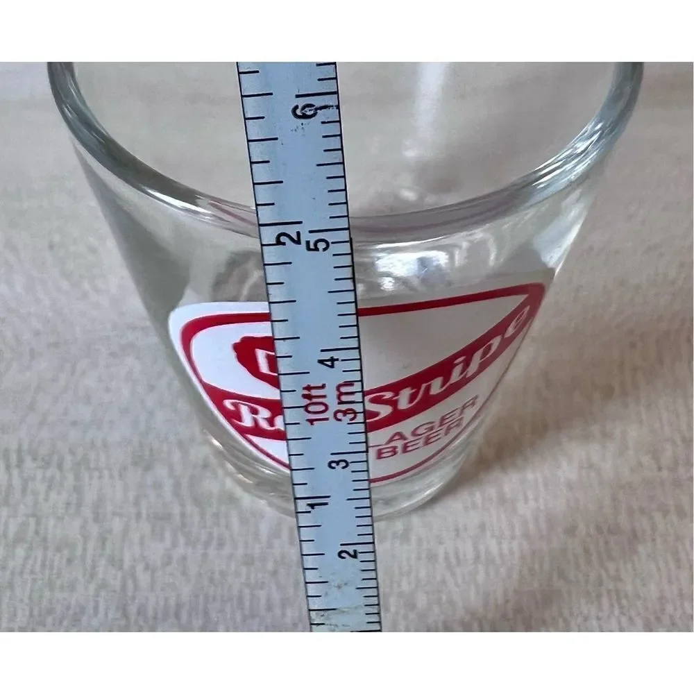 Red Stripe Lager Beer Jamaica. Shot Glass